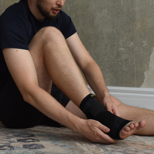 ankle brace for a sprained ankle